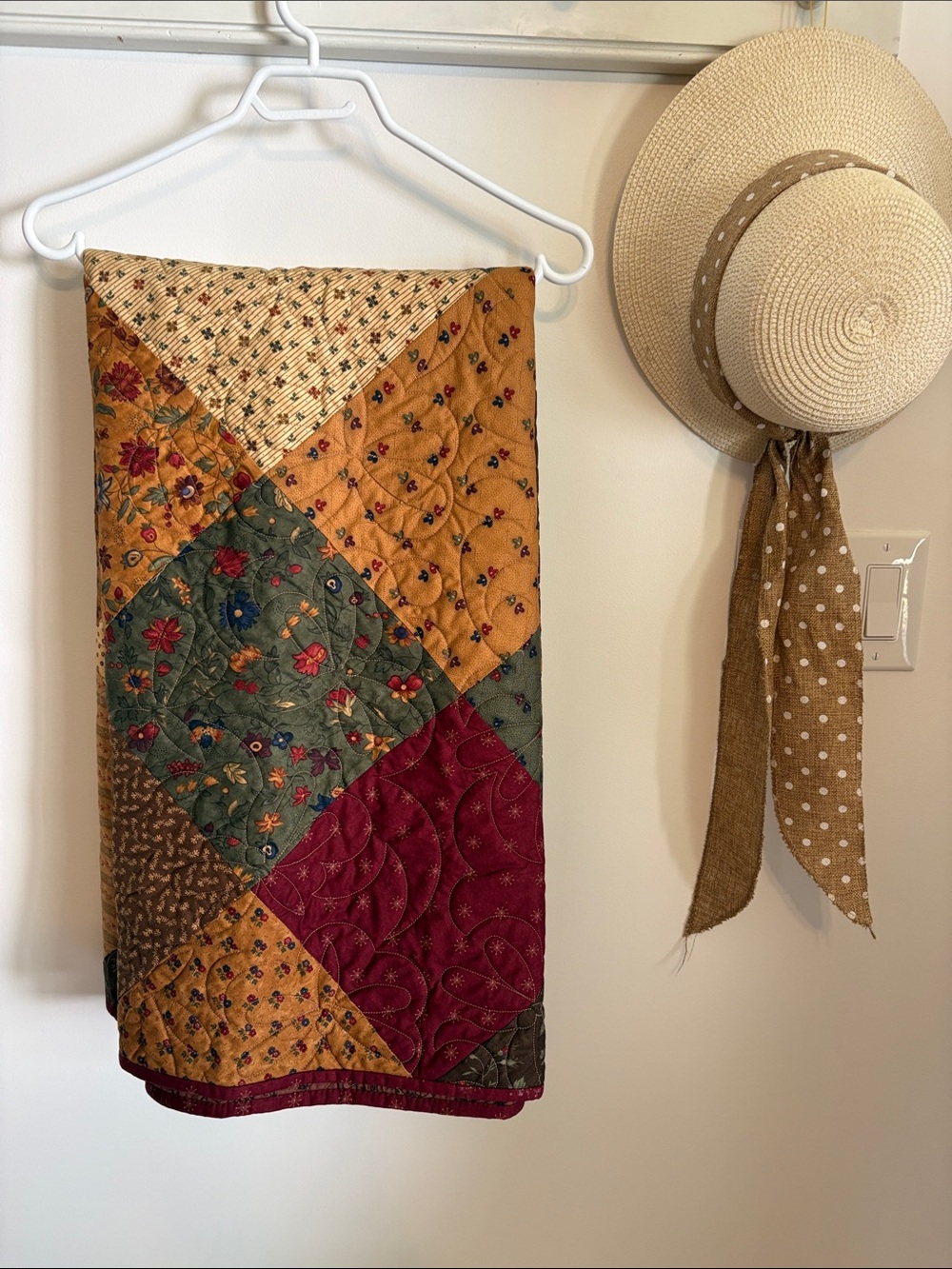 Patchwork Quilt - Multicolor Vintage Floral